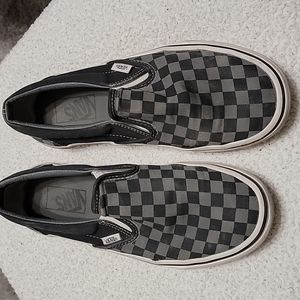 Black & Gray checkered Vans